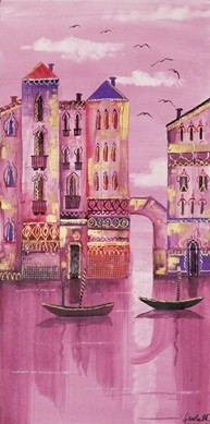 Εκτύπωση τέχνης Pink Venice