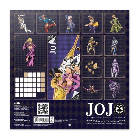 その他 JOJO DAILY CALENDAR Amazon.co.jp: Jojo Hirohiko Araki Daily Calendar Exhibition