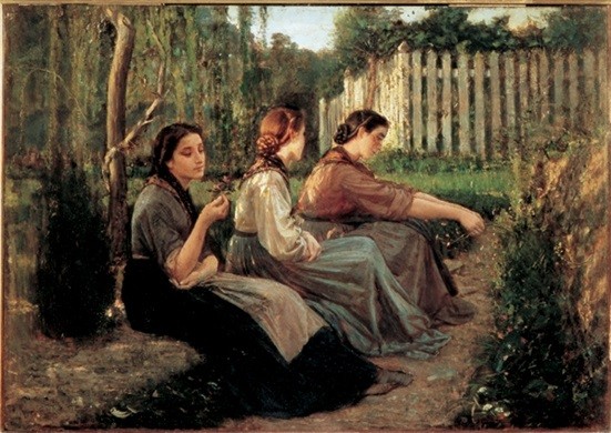 Art Print Confidences, 1868