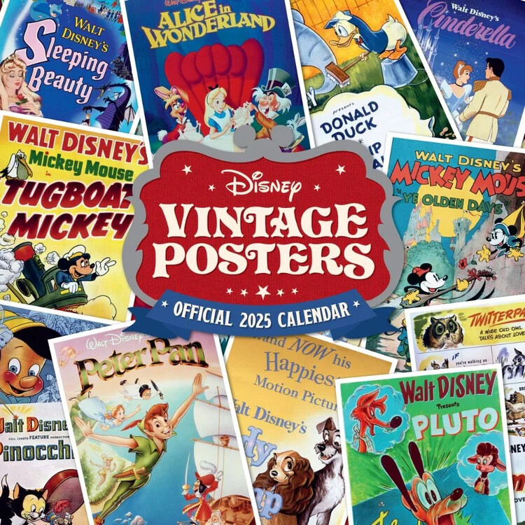 Calendar 2027 Disney Vintage Posters