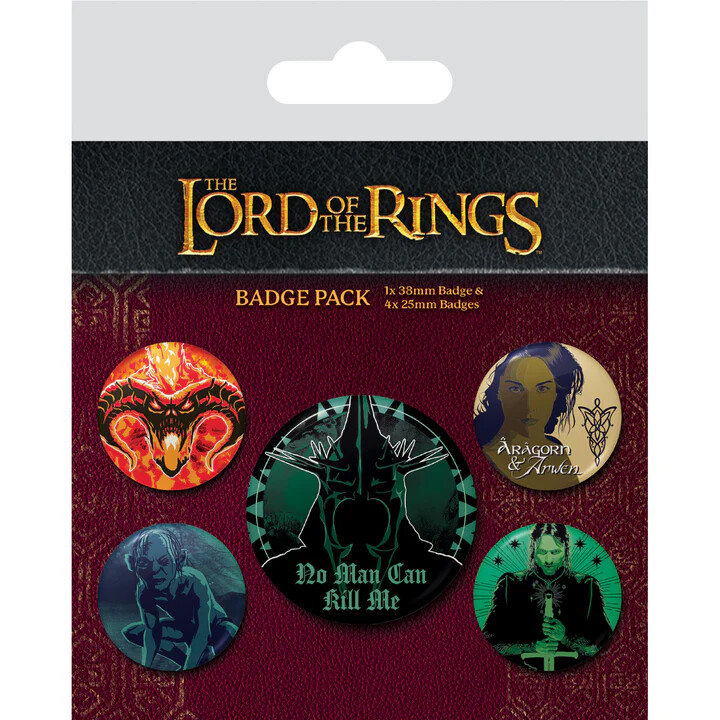 Σετ κονκάρδες Lord of the Rings - Be Bold