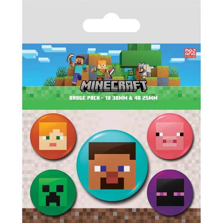 Merkkisetti Minecraft - Faces
