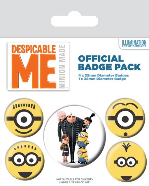 Σετ κονκάρδες Minions (Despicable Me) - Minions