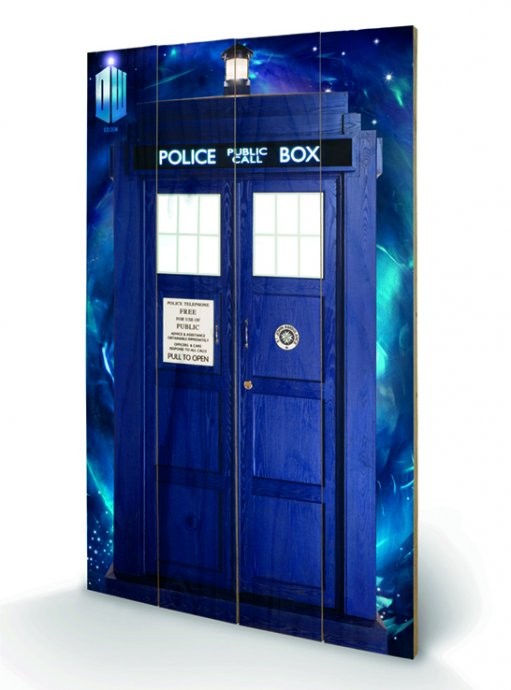 Ξύλινη τέχνη Doctor Who - Tardis