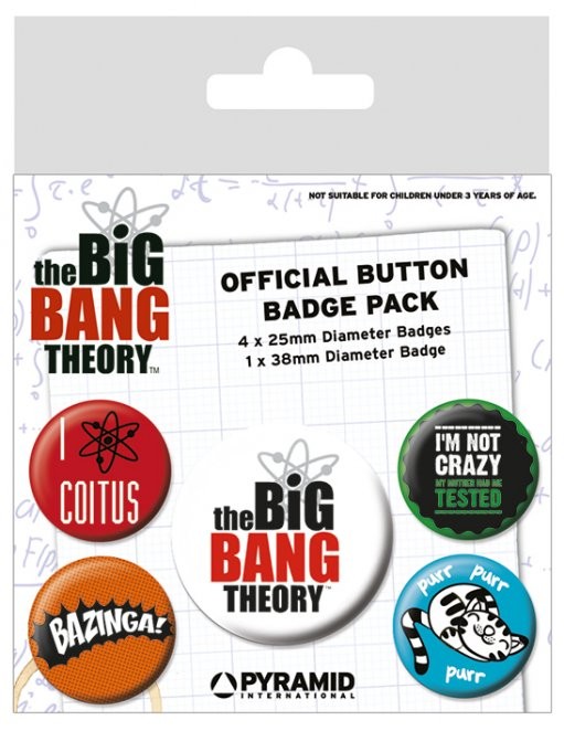Badge set The Big Bang Theory - Logo