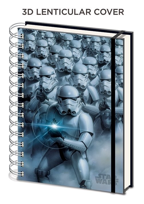 Notebook Star Wars - Stormtroopers 3D Lenticular A5