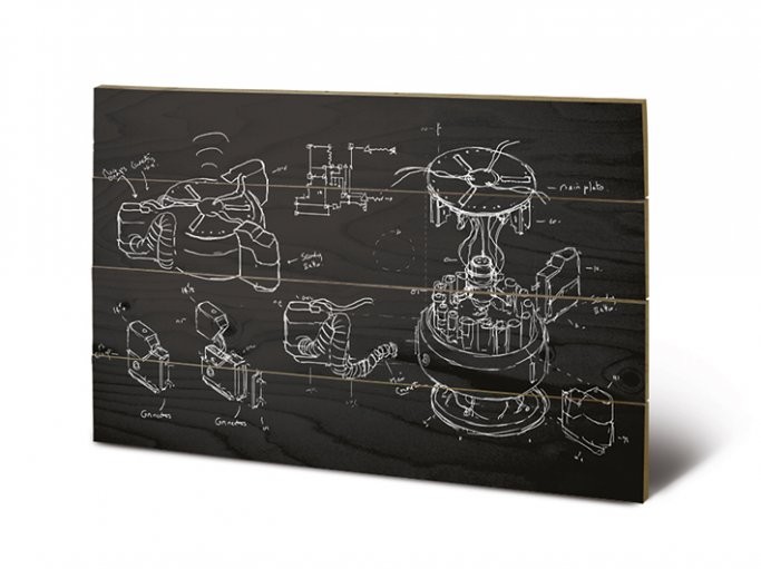 Ξύλινη τέχνη Doctor Who - Chalk Board