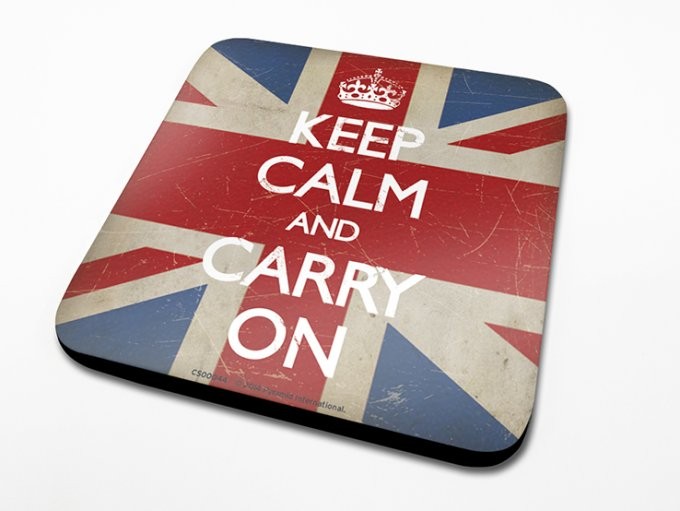 Coaster Keep Calm - Union Jack