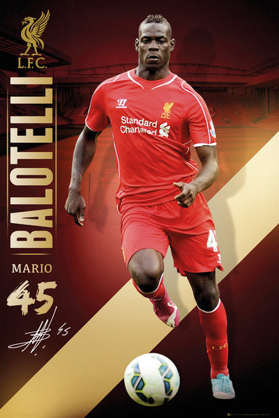 Плакат Liverpool FC - Balotelli 14/15