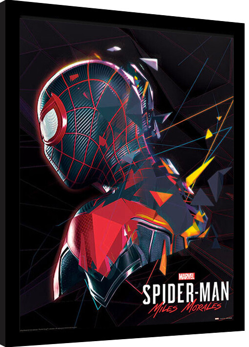 Framed Poster Spider-Man Miles Morales - System Shock