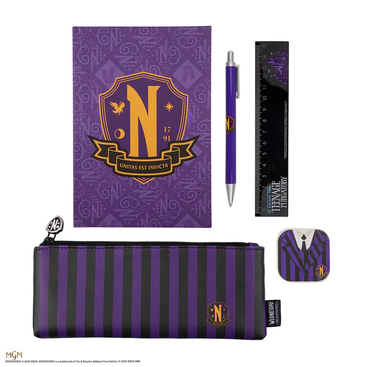 Papelaria Wednesday - Nevermore Academy