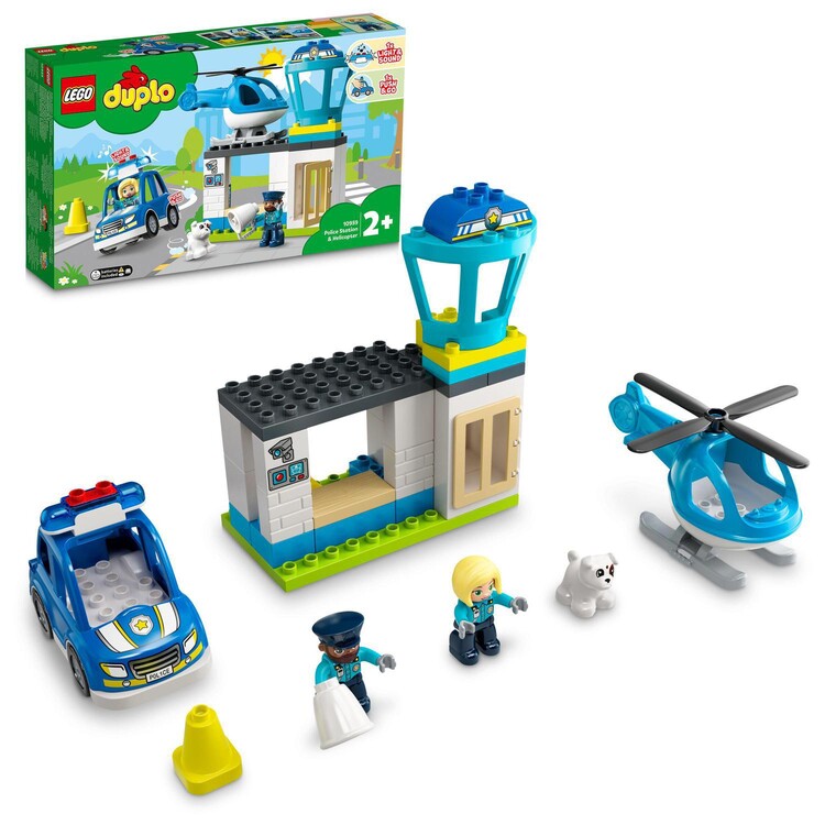LEGO Duplo - Police station and helicopter