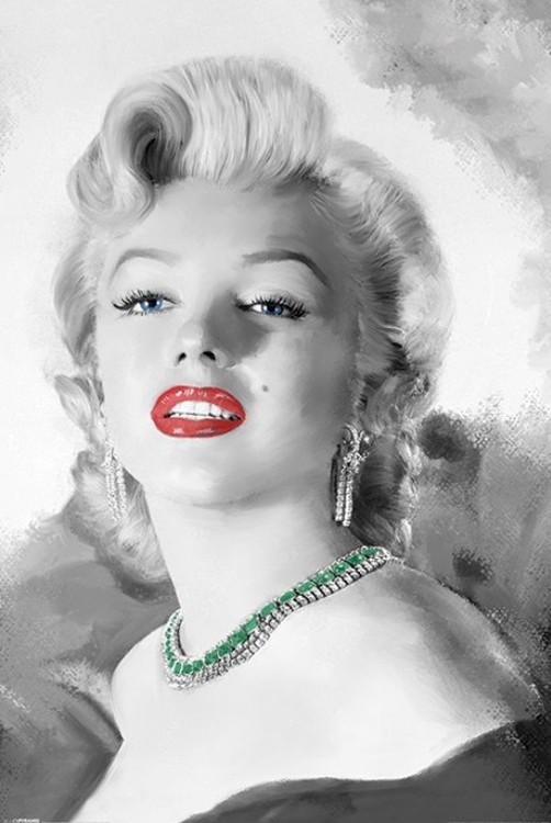 Πλαισιωμένη αφίσα Diamonds are a girl's best friend - Jerry Michaels