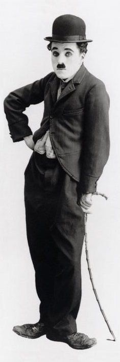 Πλαισιωμένη αφίσα Charlie Chaplin - tramp