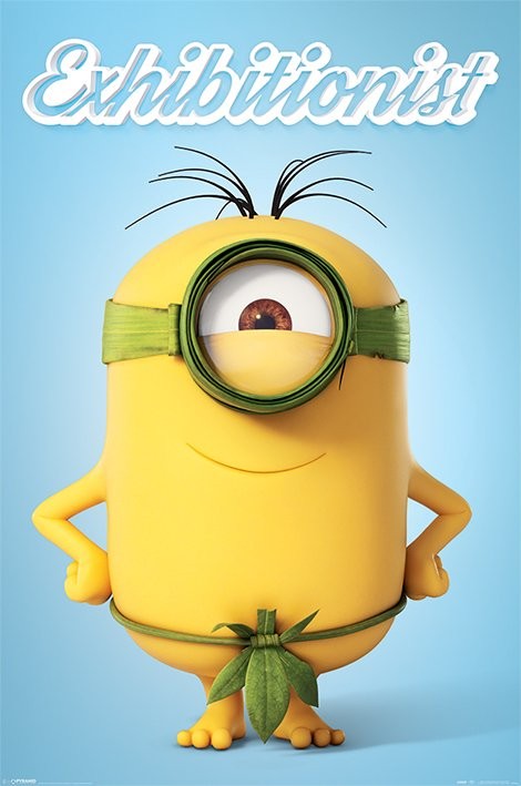 Плакат Minions (Despicable Me) - Exhibitionist