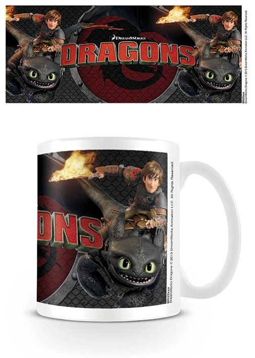 Mug Dragons - Toothless and Hiccup