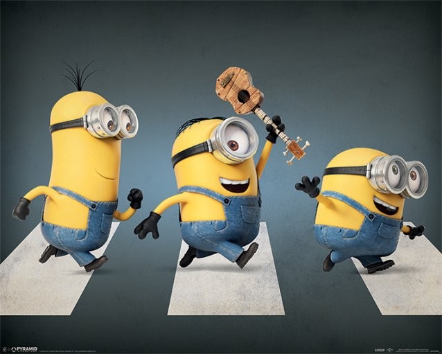 Плакат Minions - Abbey Road