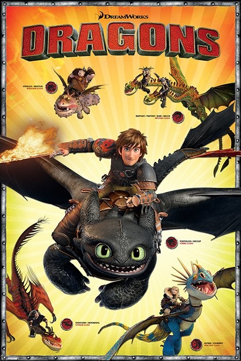 Плакат Jak wytresowac smoka 2 - Characters