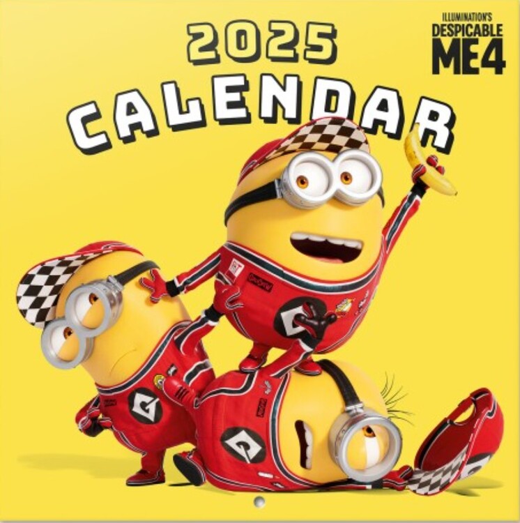 Calendar 2027 Despicable Me 4 - GRU - Square