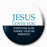 Badge Jesus Loves You
