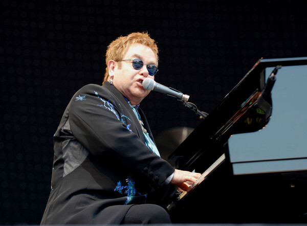 Принти на полотні Elton John - English