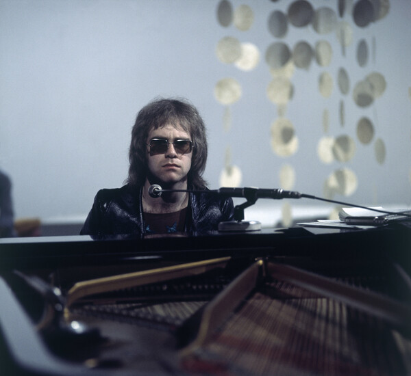 Плакат Portrait de Elton John, German TV Music Show .