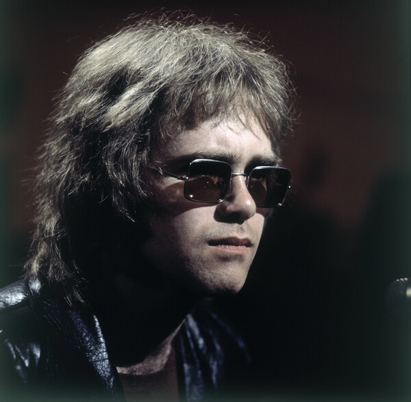 Принти на полотні Portrait de Elton John, German TV Music Show .