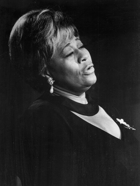 Принти на полотні Portrait of Ella Fitzgerald, 1970s