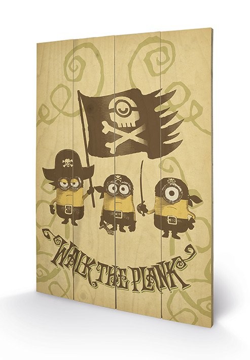 Ξύλινη τέχνη Minions (Despicable Me) - Walk The Plank