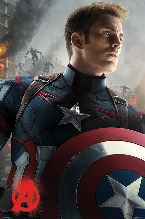 Плакат Avengers 2: L'Ère d'Ultron - Captain America