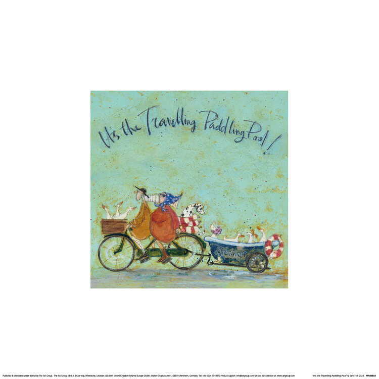 Sam Toft - It's The Travelling Paddling Pool Картина