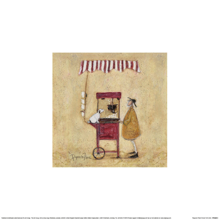Art Print Sam Toft - Popcorn Time