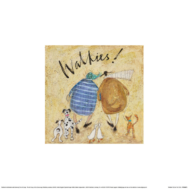 Художествен печат Sam Toft - Walkies