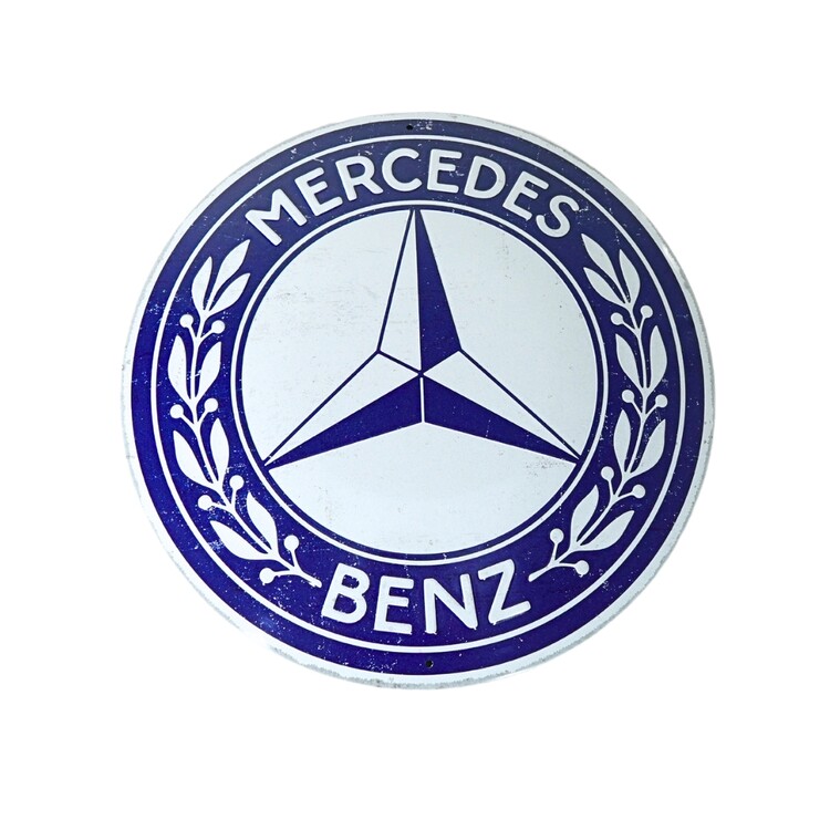 Μεταλλική πινακίδα Mercedes Benz