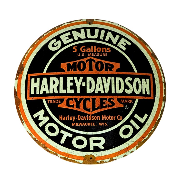 Metallikyltti Harley-Davidson