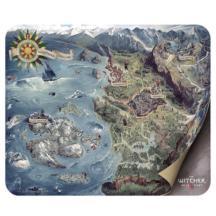 Tapete de rato The Witcher - World Map