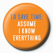 Κονκάρδα TO SAVE TIME: ASSUME I KNO