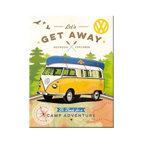 Μαγνητάκι VW Bulli - Let‘s Get Away