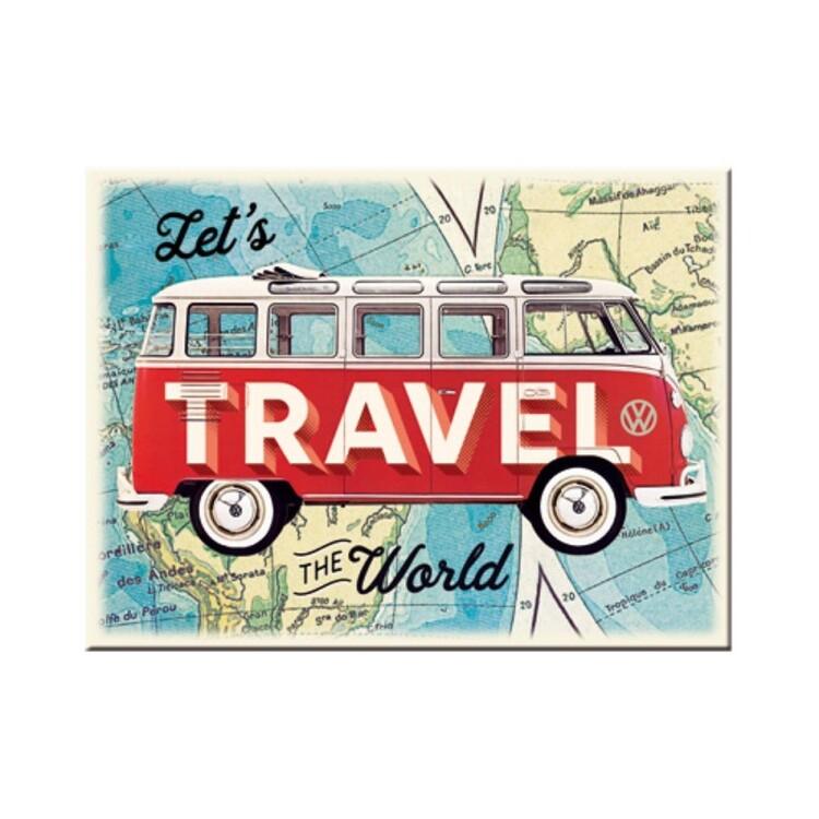 Μαγνητάκι VW Bulli - Let's Travel The