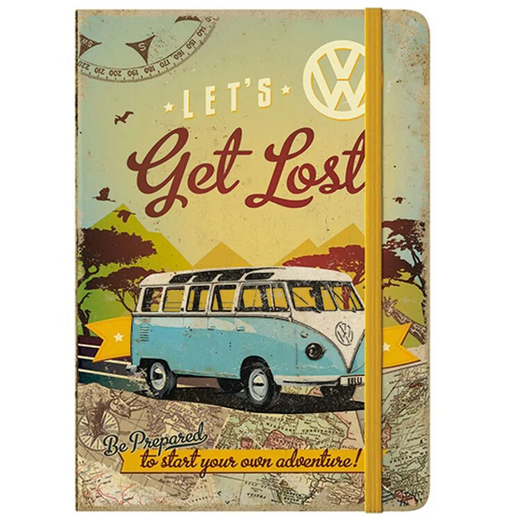 Caderno VW Bulli Let's Get Lost