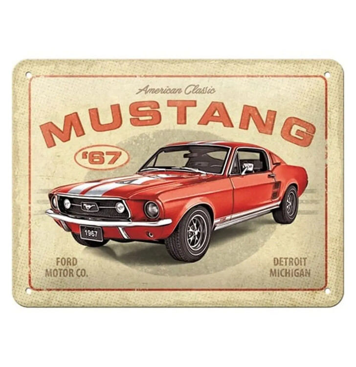 Μεταλλική πινακίδα Ford Mustang