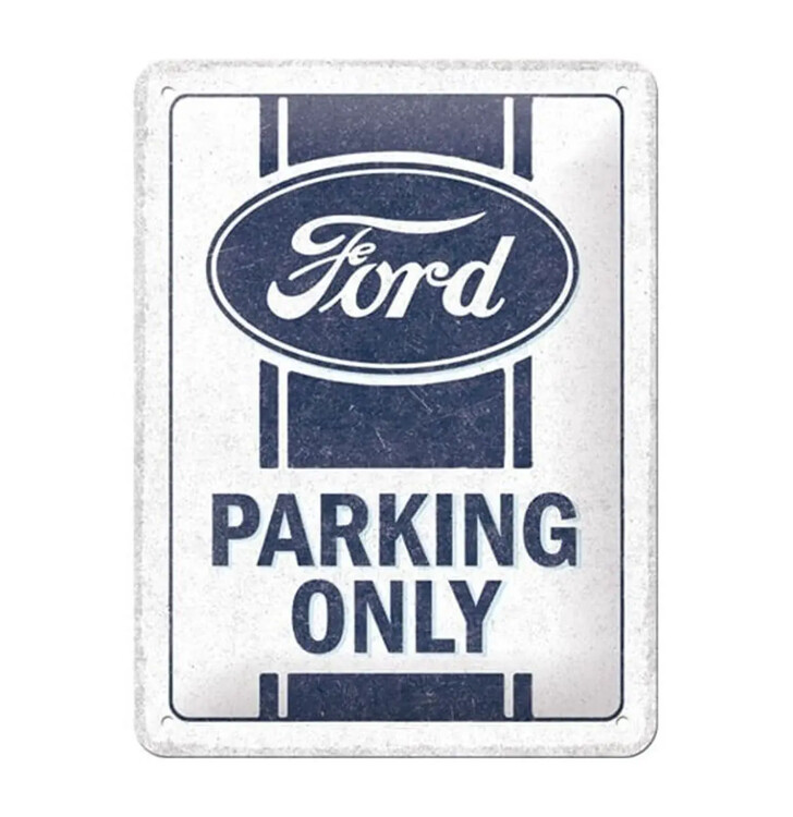 Metallikyltti Ford - Parking Only