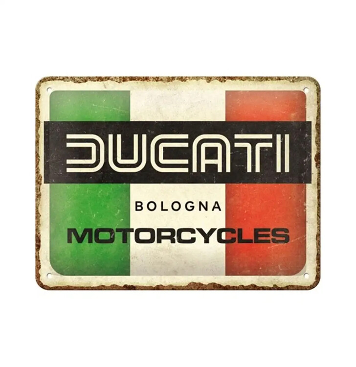 Μεταλλική πινακίδα Ducati - Italy Giugiaro Logo