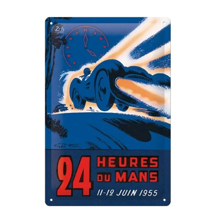 Μεταλλική πινακίδα 24h Le Mans - Racing Night Blue
