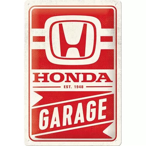 Metalni znak Honda AM - Garage