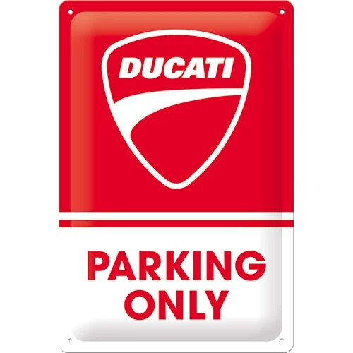 Μεταλλική πινακίδα Ducati - Parking Only