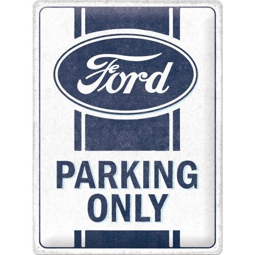 Metallikyltti Ford - Parking