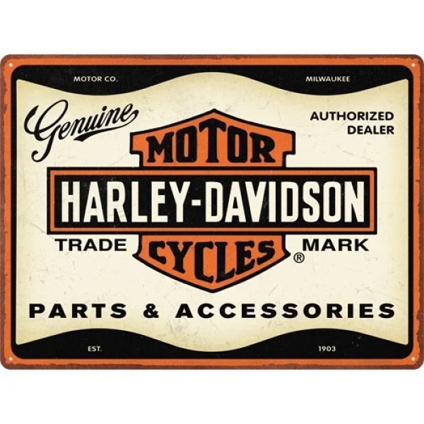Μεταλλική πινακίδα Harley Davidson - parts and accessori