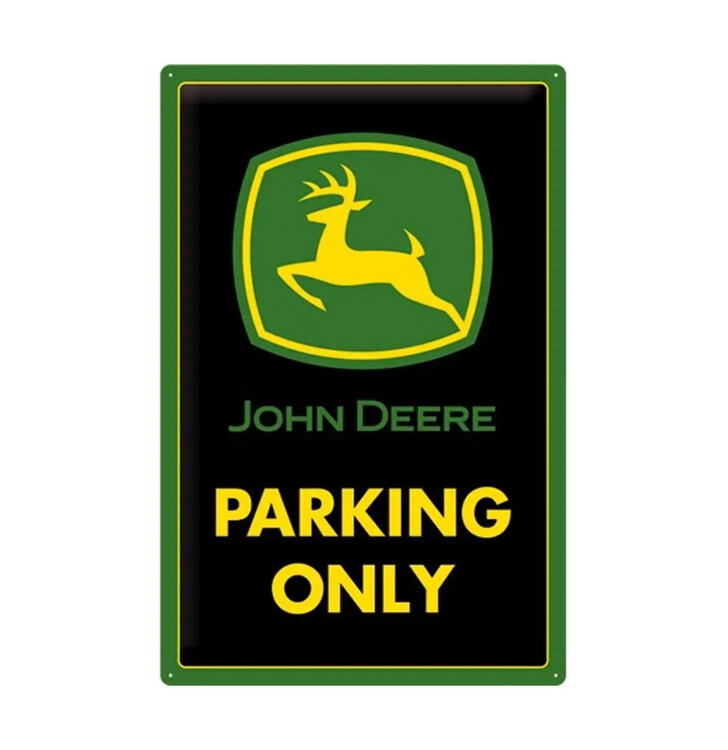 Μεταλλική πινακίδα John Deere - Parking Only