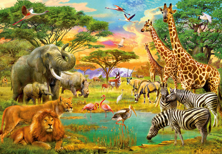 Wall Mural African Animals